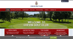 Desktop Screenshot of chevingolf.co.uk